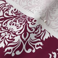 Damask White on Wine