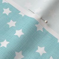 Star Ditsy Sky Blue Linen 