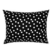 Polka Dots - Black and White by Andrea Lauren