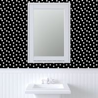 Polka Dots - Black and White by Andrea Lauren