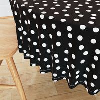 Polka Dots - Black and White by Andrea Lauren