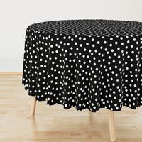 Polka Dots - Black and White by Andrea Lauren