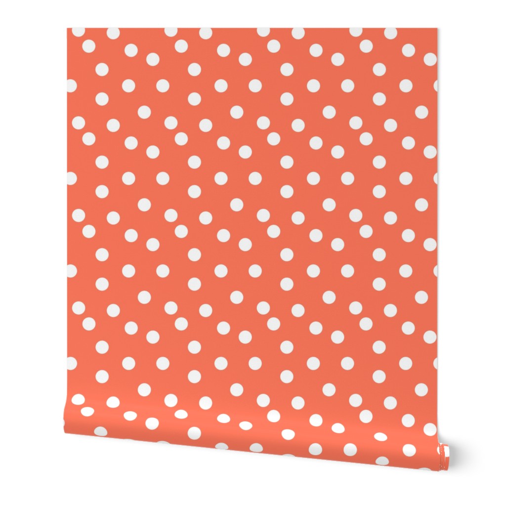 Polka Dot - Carrot Orange