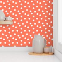 Polka Dot - Carrot Orange