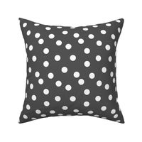 Polka Dots - Charcoal by Andrea Lauren