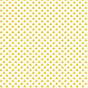 triangles mustard yellow