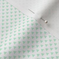 triangles ice mint green