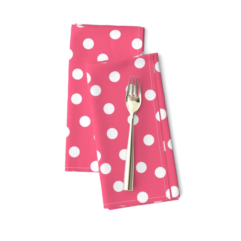 dot // pink fabric cute dots polka dot girls sweet dots