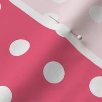 dot // pink fabric cute dots polka dot girls sweet dots