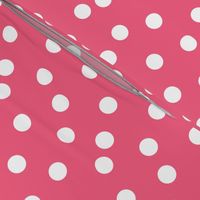 dot // pink fabric cute dots polka dot girls sweet dots