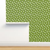 Polka Dots - Moss Green by Andrea Lauren