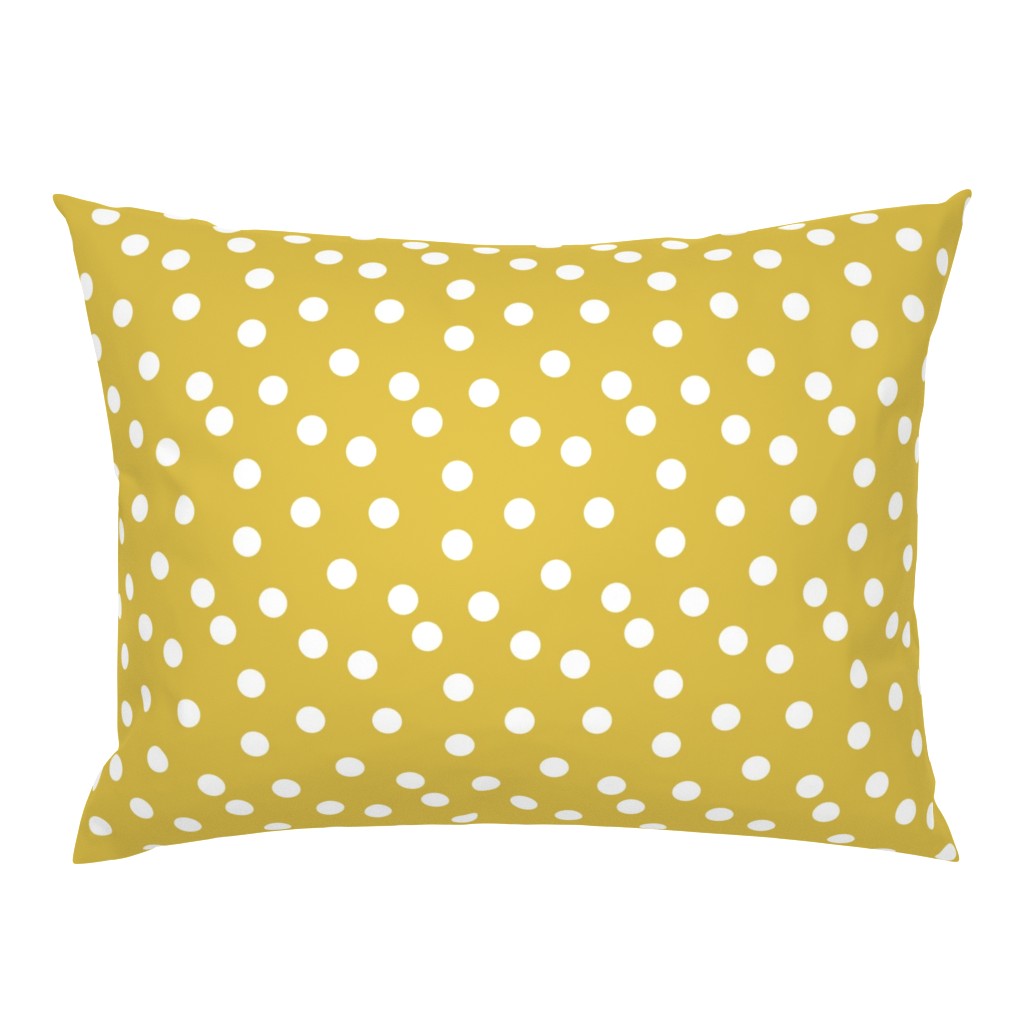 Polka Dots - Mustard by Andrea Lauren