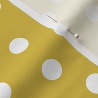 Polka Dots - Mustard by Andrea Lauren