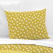 Polka Dots - Mustard by Andrea Lauren