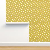 Polka Dots - Mustard by Andrea Lauren