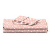 dots // pink baby nursery baby pink cute polka dot dots spots 