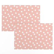 dots // pink baby nursery baby pink cute polka dot dots spots 