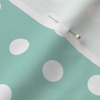 dots // mint dot spots polka dot baby nursery simple dot mint and white fabric for nursery