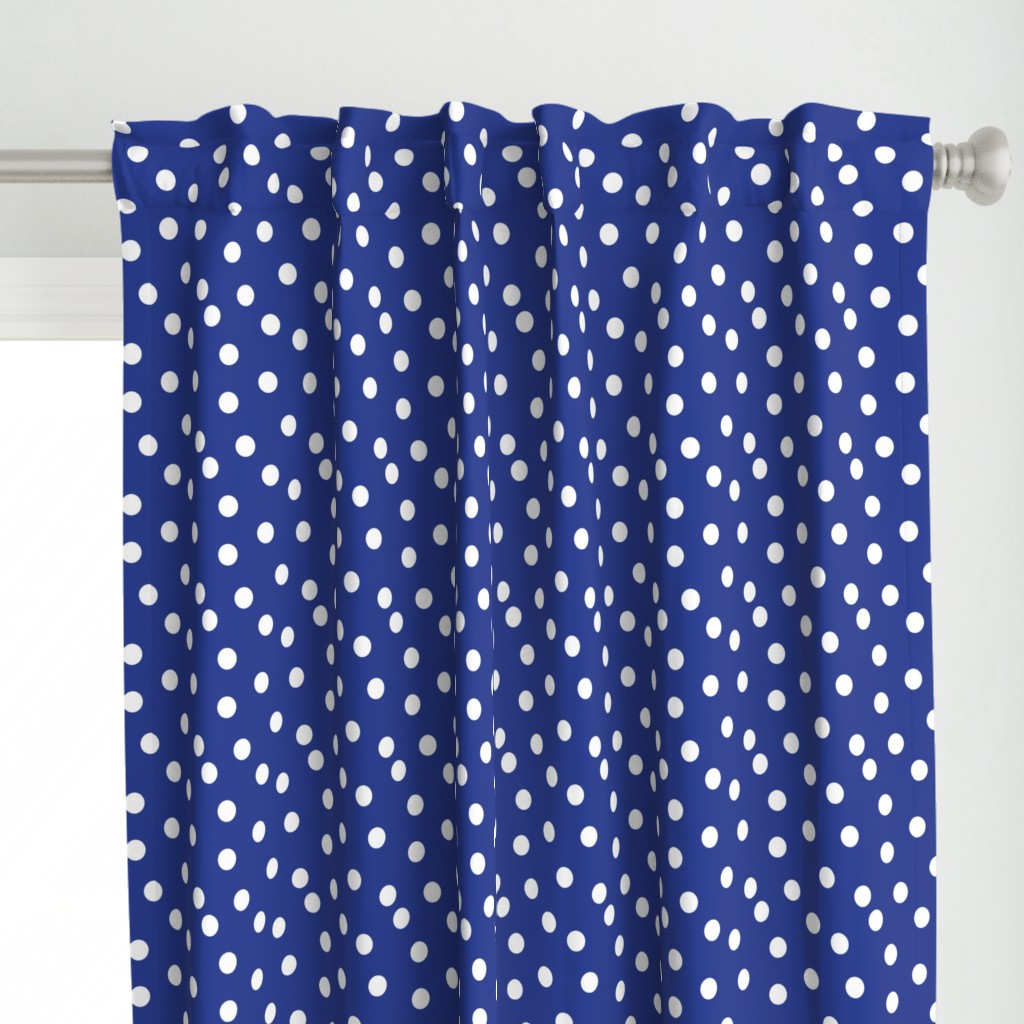 Polka Dots - Cobalt Blue by Andrea Lauren