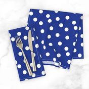 Polka Dots - Cobalt Blue by Andrea Lauren