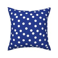 Polka Dots - Cobalt Blue by Andrea Lauren