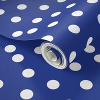 Polka Dots - Cobalt Blue by Andrea Lauren