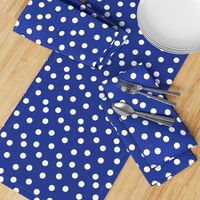 Polka Dots - Cobalt Blue by Andrea Lauren