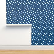 Polka Dots - Denim Blue by Andrea Lauren