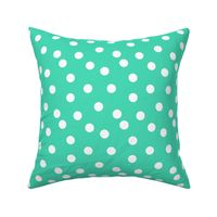 Polka Dots - Light Jade by Andrea Lauren