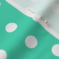 Polka Dots - Light Jade by Andrea Lauren