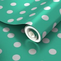 Polka Dots - Light Jade by Andrea Lauren