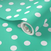 Polka Dots - Light Jade by Andrea Lauren