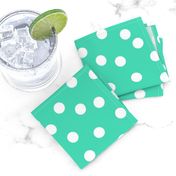 Polka Dots - Light Jade by Andrea Lauren