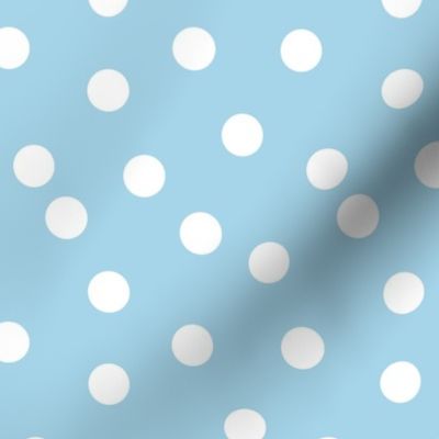 Polka Dots - Sky Blue by Andrea Lauren