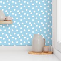 Polka Dots - Sky Blue by Andrea Lauren