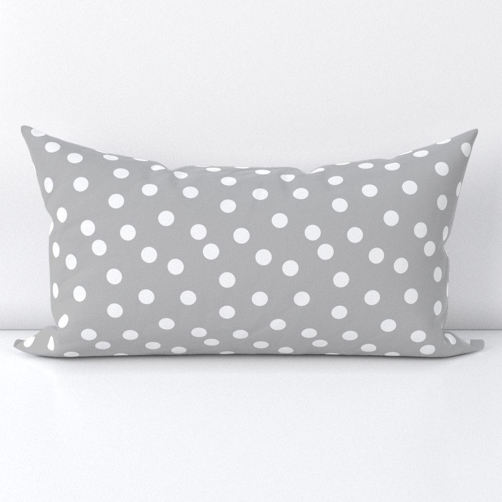dot fabric // grey dots spots polka dot gray dots baby nursery simple coordinate grey dots fabric