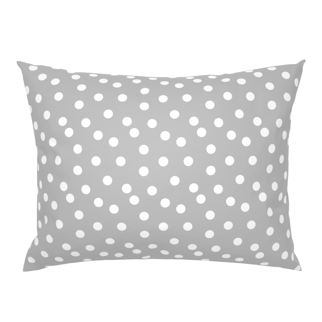 dot fabric // grey dots spots polka dot gray dots baby nursery simple coordinate grey dots fabric