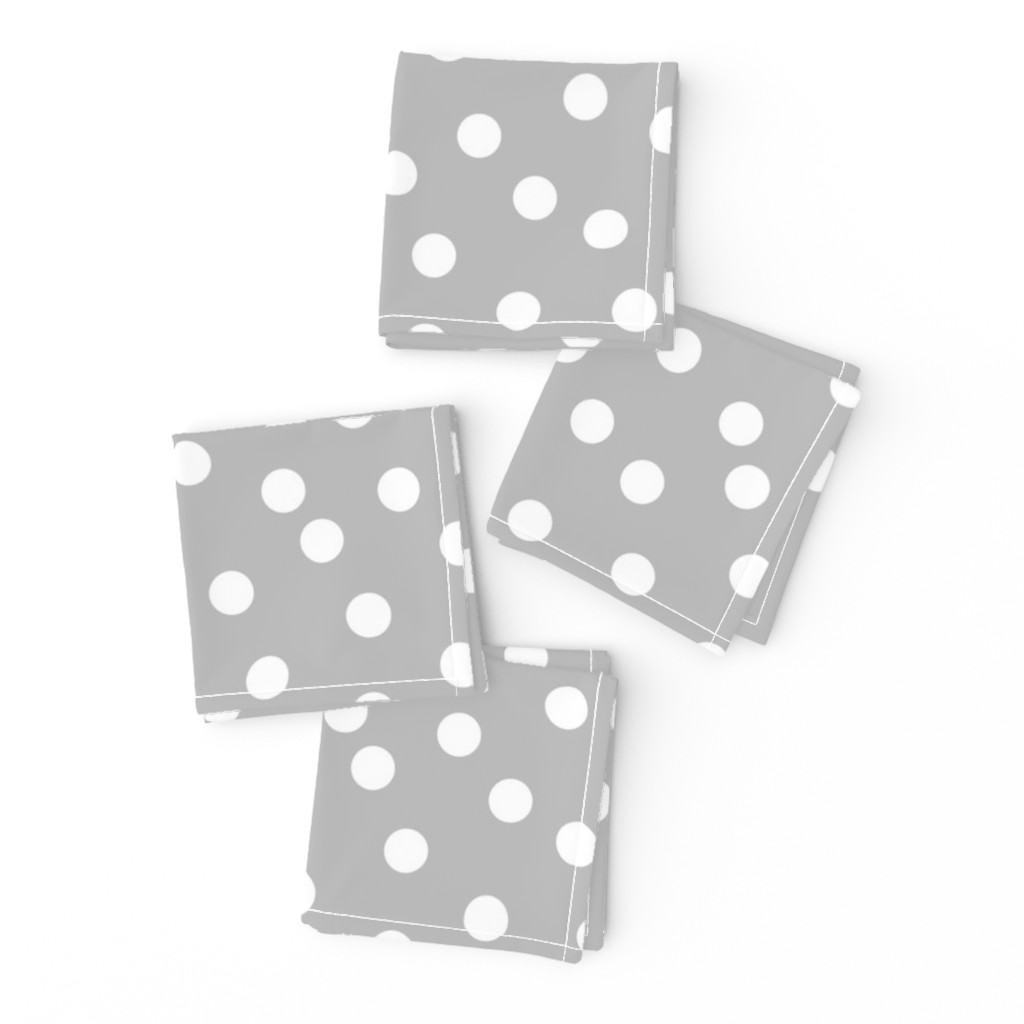 dot fabric // grey dots spots polka dot gray dots baby nursery simple coordinate grey dots fabric