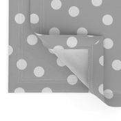 dot fabric // grey dots spots polka dot gray dots baby nursery simple coordinate grey dots fabric