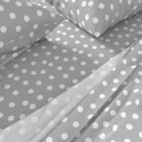 dot fabric // grey dots spots polka dot gray dots baby nursery simple coordinate grey dots fabric