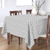 dot fabric // grey dots spots polka dot gray dots baby nursery simple coordinate grey dots fabric