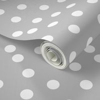 dot fabric // grey dots spots polka dot gray dots baby nursery simple coordinate grey dots fabric