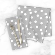 dot fabric // grey dots spots polka dot gray dots baby nursery simple coordinate grey dots fabric