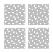 dot fabric // grey dots spots polka dot gray dots baby nursery simple coordinate grey dots fabric