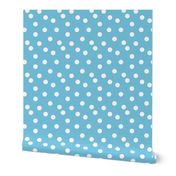 Polka Dots - Soft Blue by Andrea Lauren