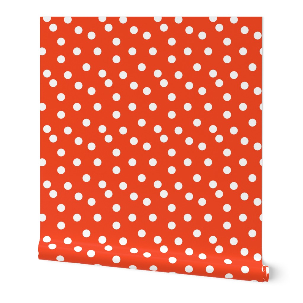 Polka Dots - Vermillion by Andrea Lauren