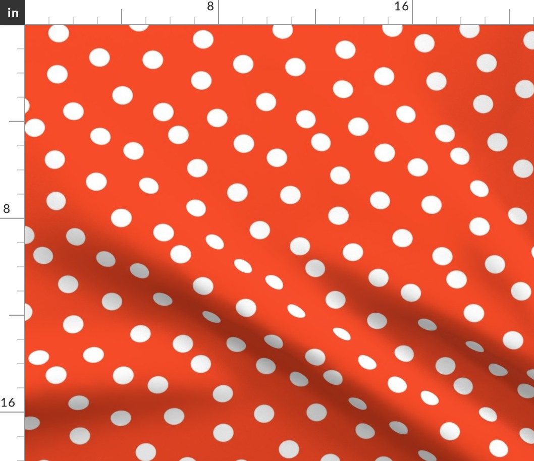 Polka Dots - Vermillion by Andrea Lauren