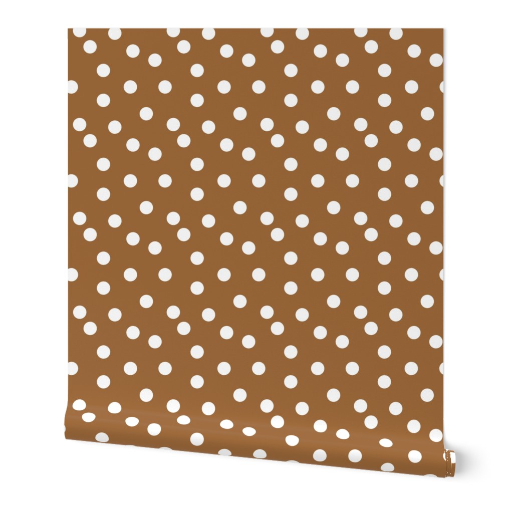 Polka Dots - Brown by Andrea Lauren