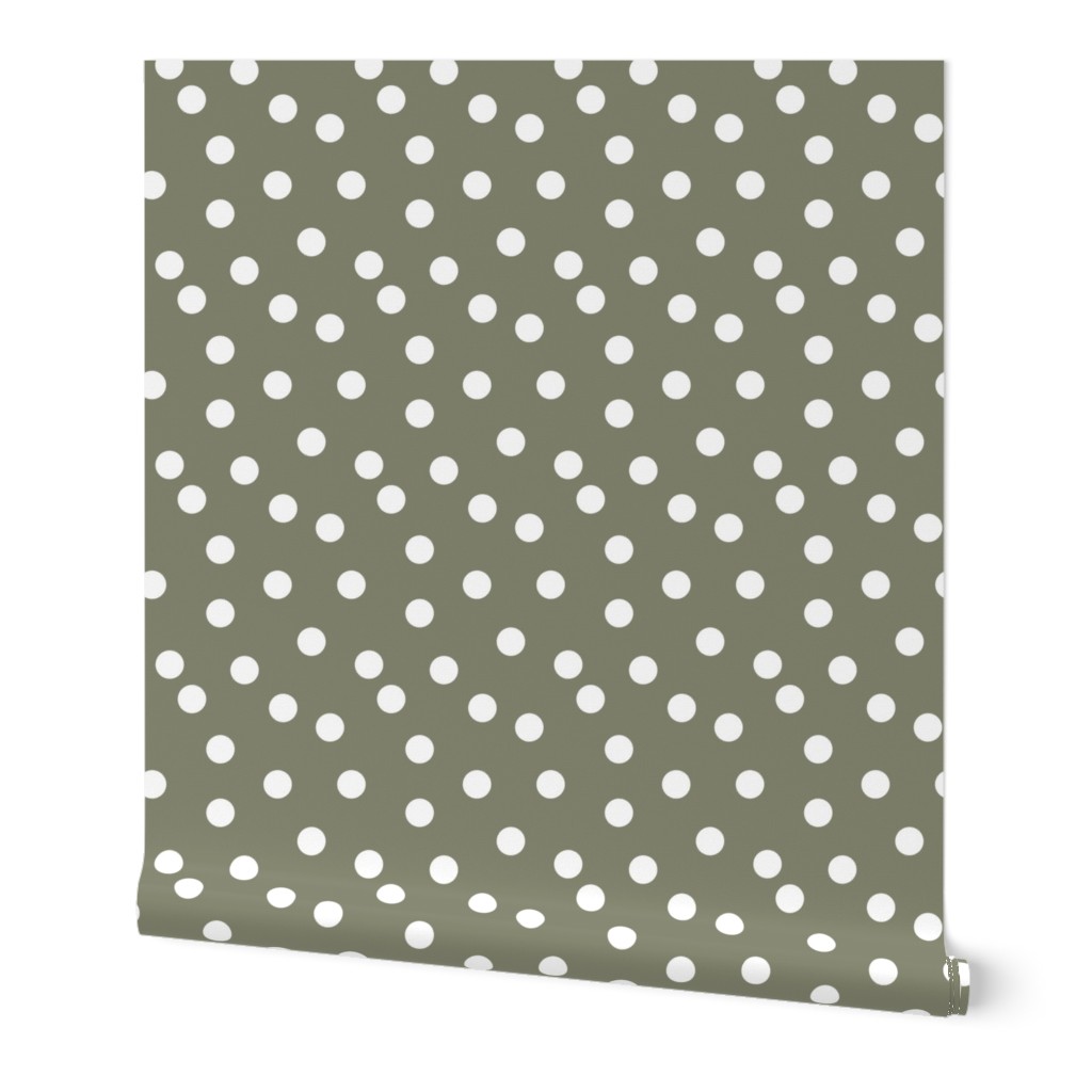 Polka Dots - Olive by Andrea Lauren