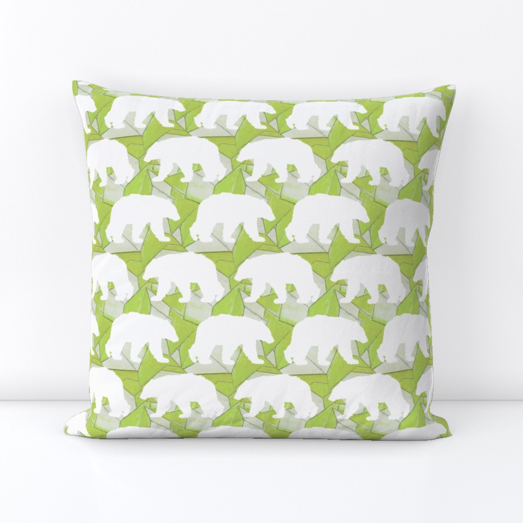 Geo Polar Bear in Green